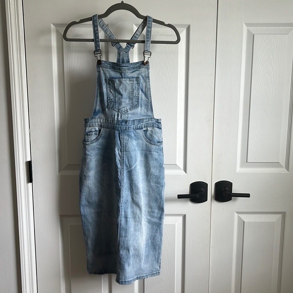 Main Street Exchange Overall Dress